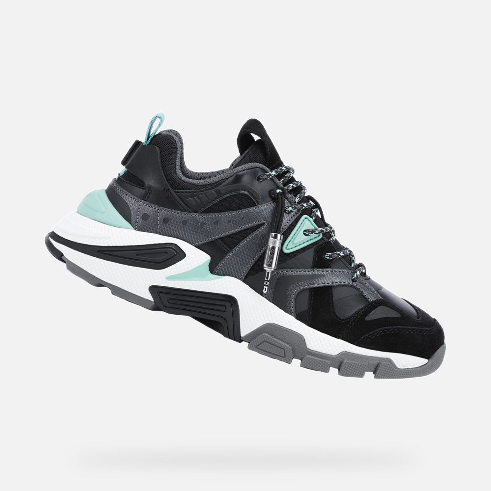 Geox Erkek Spor Ayakkabı Siyah - T01 Phonica - JYS-413928